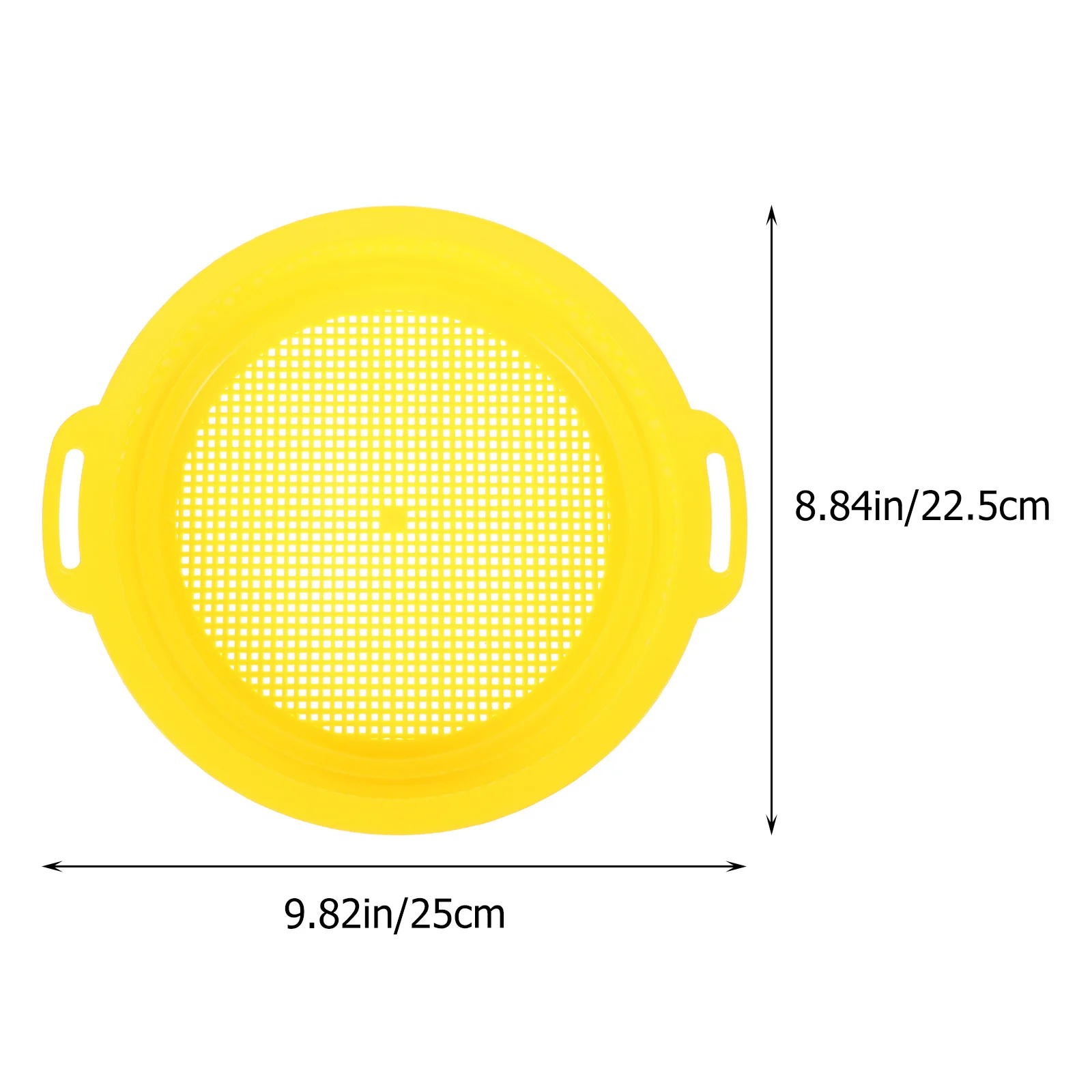 4 قطعة غربال حديقة التربة المغربل البلاستيك الرمال المناخل لزراعة ريدل لوازم البستنة ساحة أداة شبكة خفيفة الوزن دائم #2