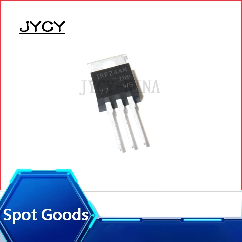 10 unids/lote IRFZ44N MOSFET nuevo transistor de efecto de campo IRFZ44NPBF TO-220 transistor bipolar de orificio pasante