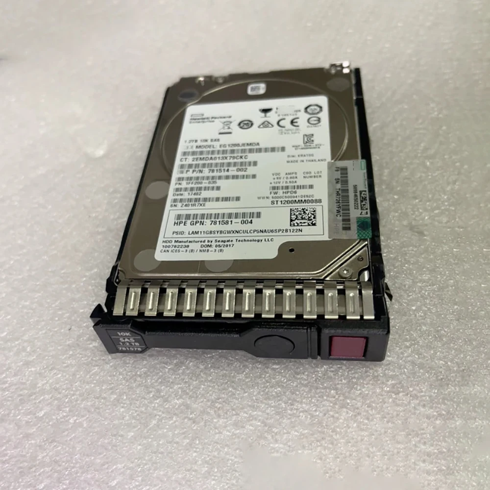 

781518-B21 781578-001 1.2T 12G G9 Server Disassembly Disk EG1200JEMDA