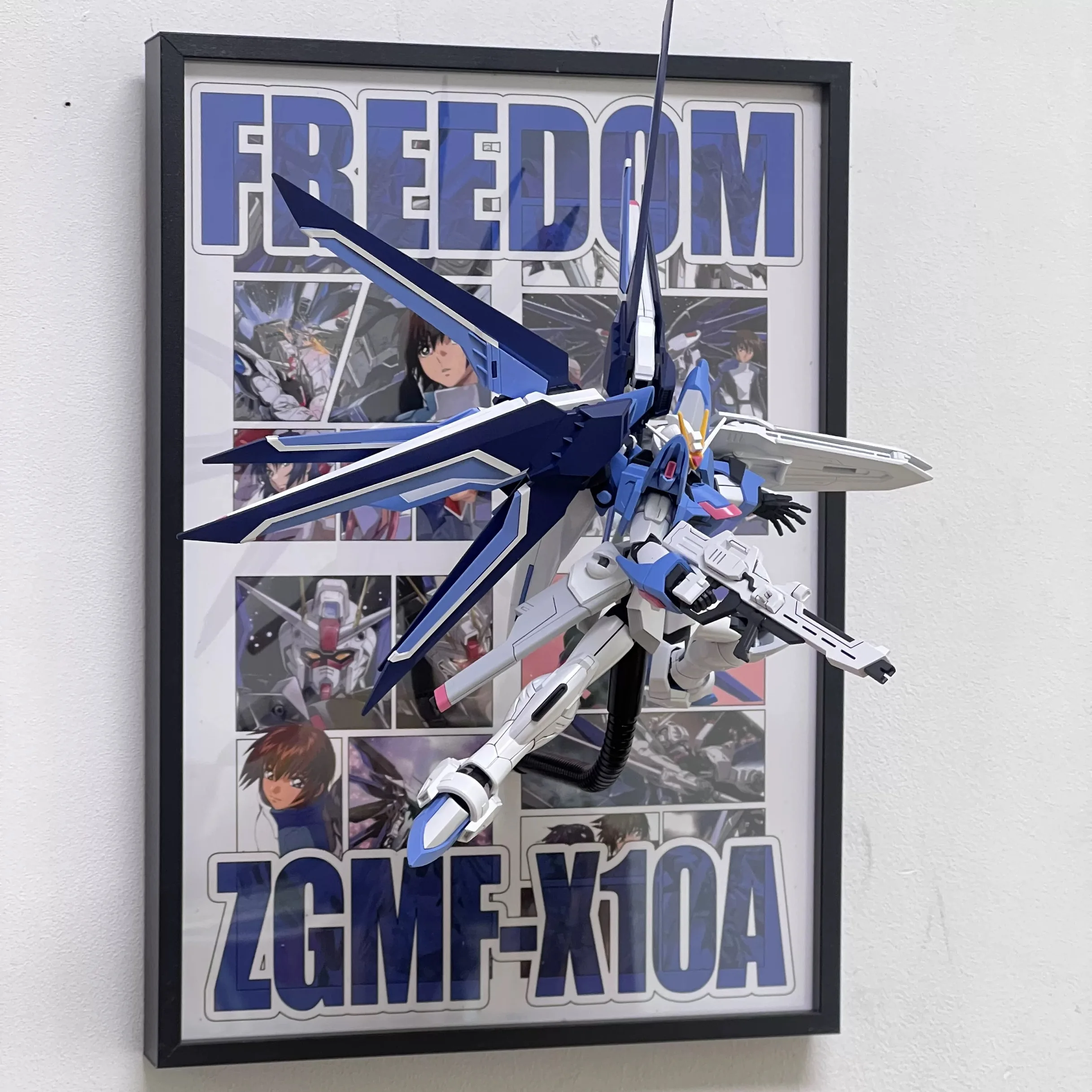 Model Kit Japan - Model Gundam 21*30CM, transformowalny robot mecha,
