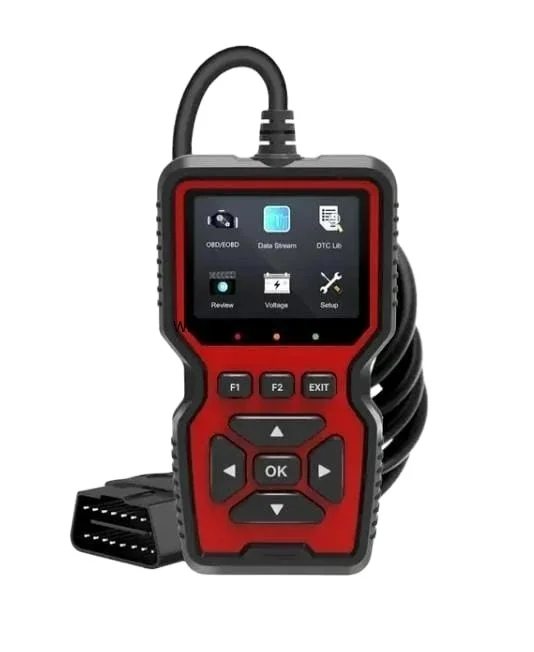 OBD V 519 OBD2 Code Reader 12-24V Car Diagnostic Scanner with Spanish and Russian Support Multilingual Tool