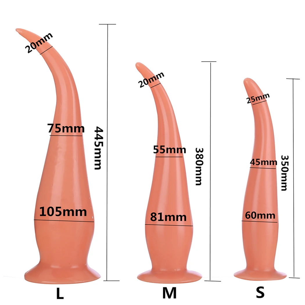 女性のためのアナルプラグ,大人のおもちゃ,ペニス,肛門,男性のマスターベーション,長い,アナルプラグ,柔らかいペニス,女性のための