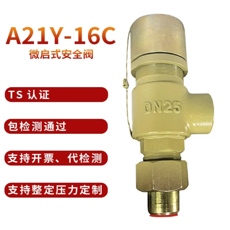 type safety valve A21H/Y/W-16C thread cast steel water liquid petroleum gas tank pressure relief valve