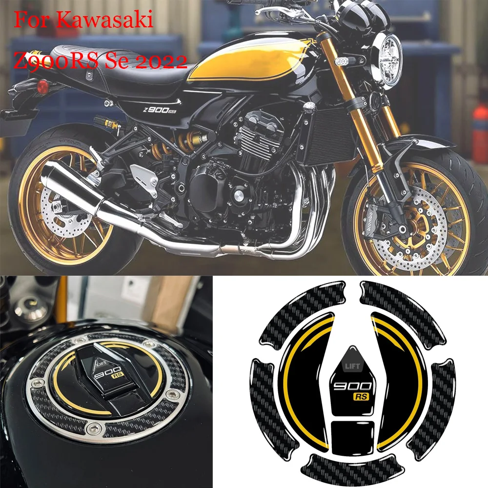 

For Kawasaki Z900RS Se 2022 Motorcycle Accessories 3D Gel Epoxy Resin Sticker Kit Tank Pad Protection