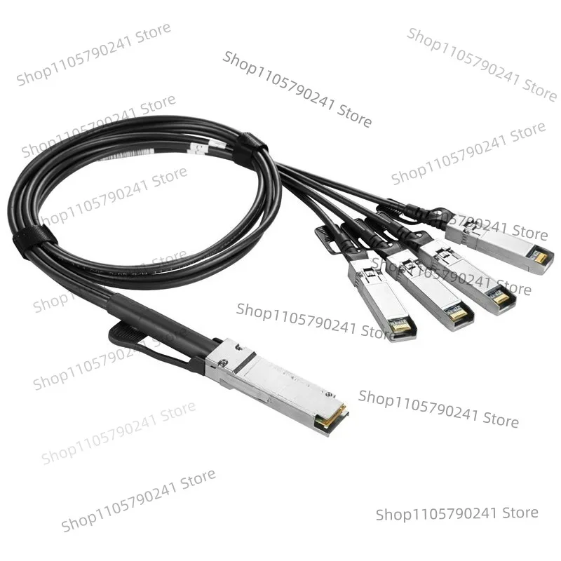 40G QSFP+ To 4x10G SFP+ DAC High Speed Cable 1.4m Passive Direct Attach Copper Breakout Cord