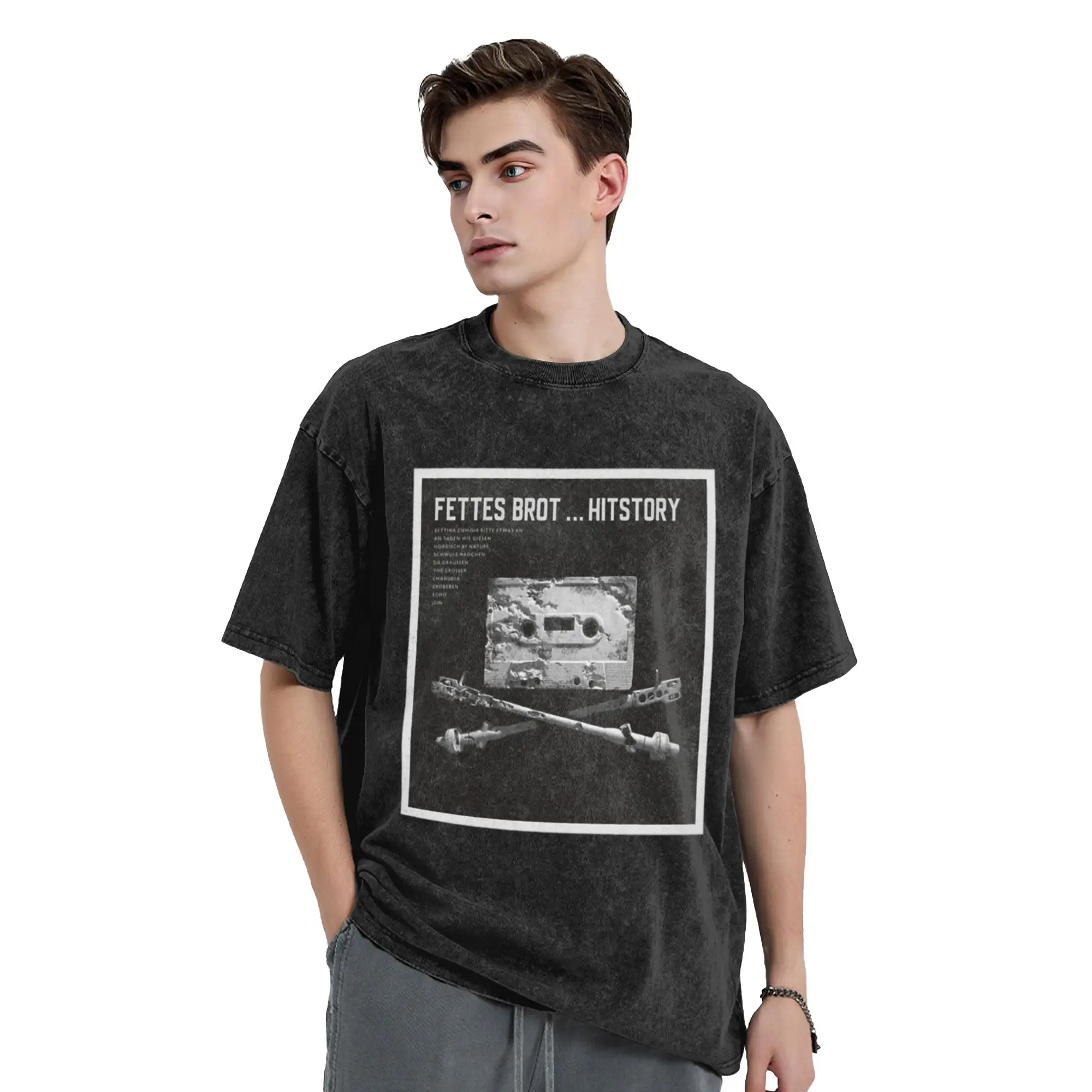 Fettes Brot - Hitstory album 2023 Unique Trendy A T-Shirt Oversized Short Sleeve Men's Women's Cotton Tees Tops