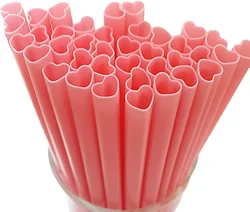 Creative Heart Pink Disposable Straw Bride Straws Bride Tribe Supplies Hen Parti Bride To Be Bachelor Party Wedding Supplies