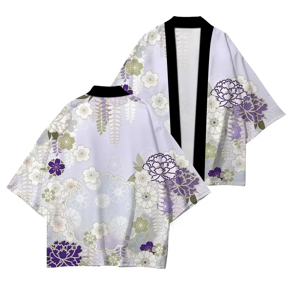 Fashion Pattern Printing Process Daily Casual Kimono Comfortable High Quality Cardigan Half Sleeve 2026 Spring Fashion New