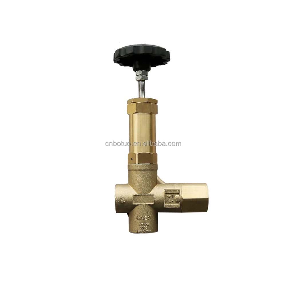 BOTUO VK200 Brass 200lpm 2900psi Unloader Valve Water Pressure Reducing Valves Pressure Regulator For Plunger Pump