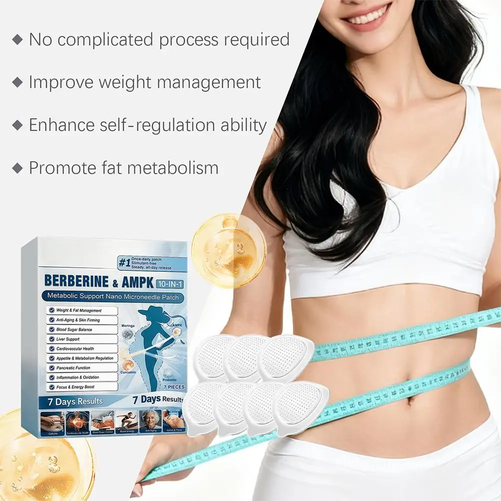 

Natural Nano Microdarts Slimming Patch Anti-Aging Skin Firming Blood Sugar Liver Cardiovascular Support for Men Women
