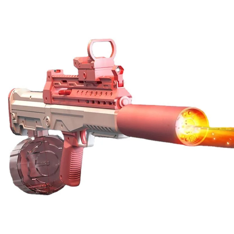 New Water Gun Electric LED Spurt Fire QBZ95 Pistol Shooting Toy Full Automatic Summer Water Beach Toy For Kids Boys Adults Gift