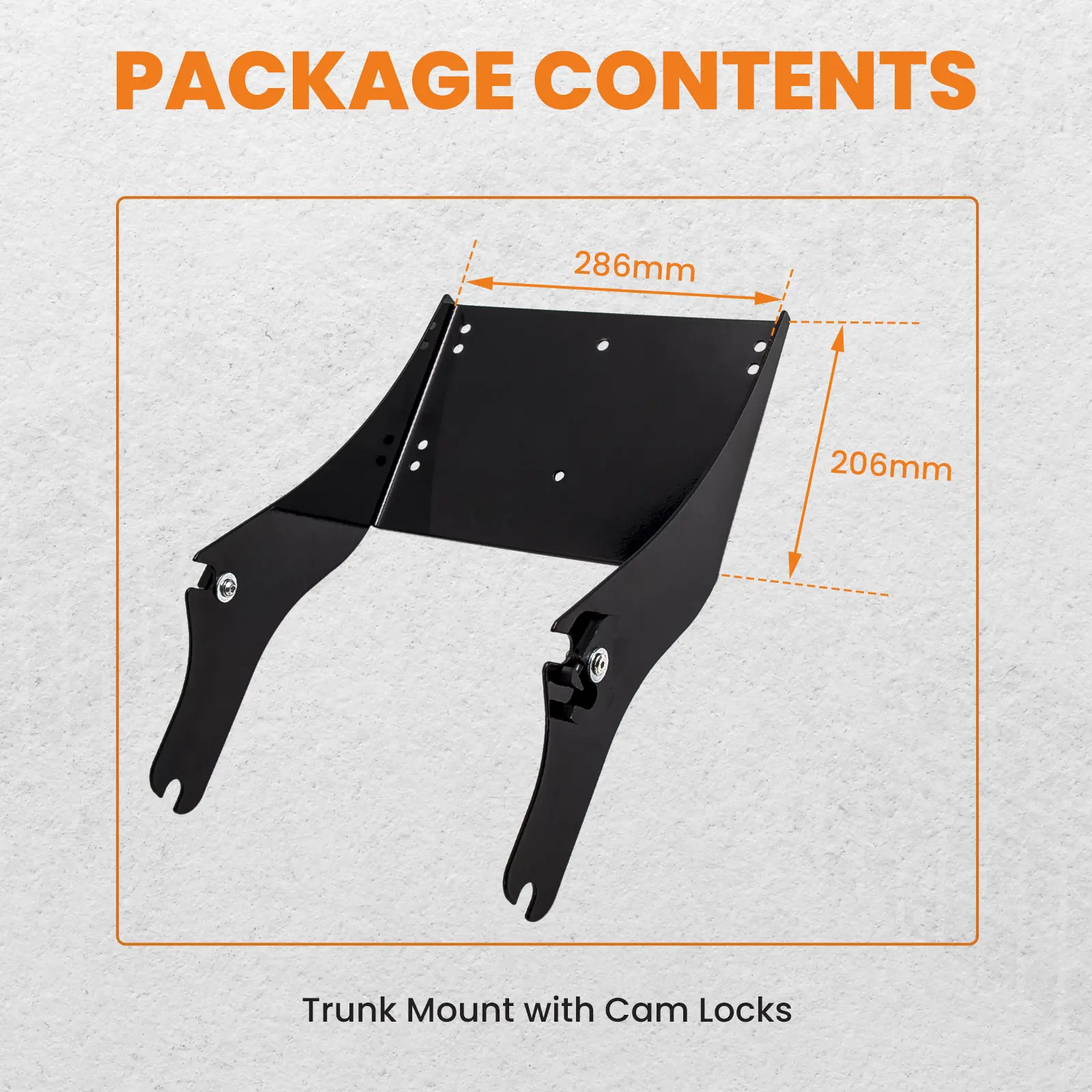 

Trunk Mount Rack Luggage For Harley Davidson King Touring Tour-pak 1997-08