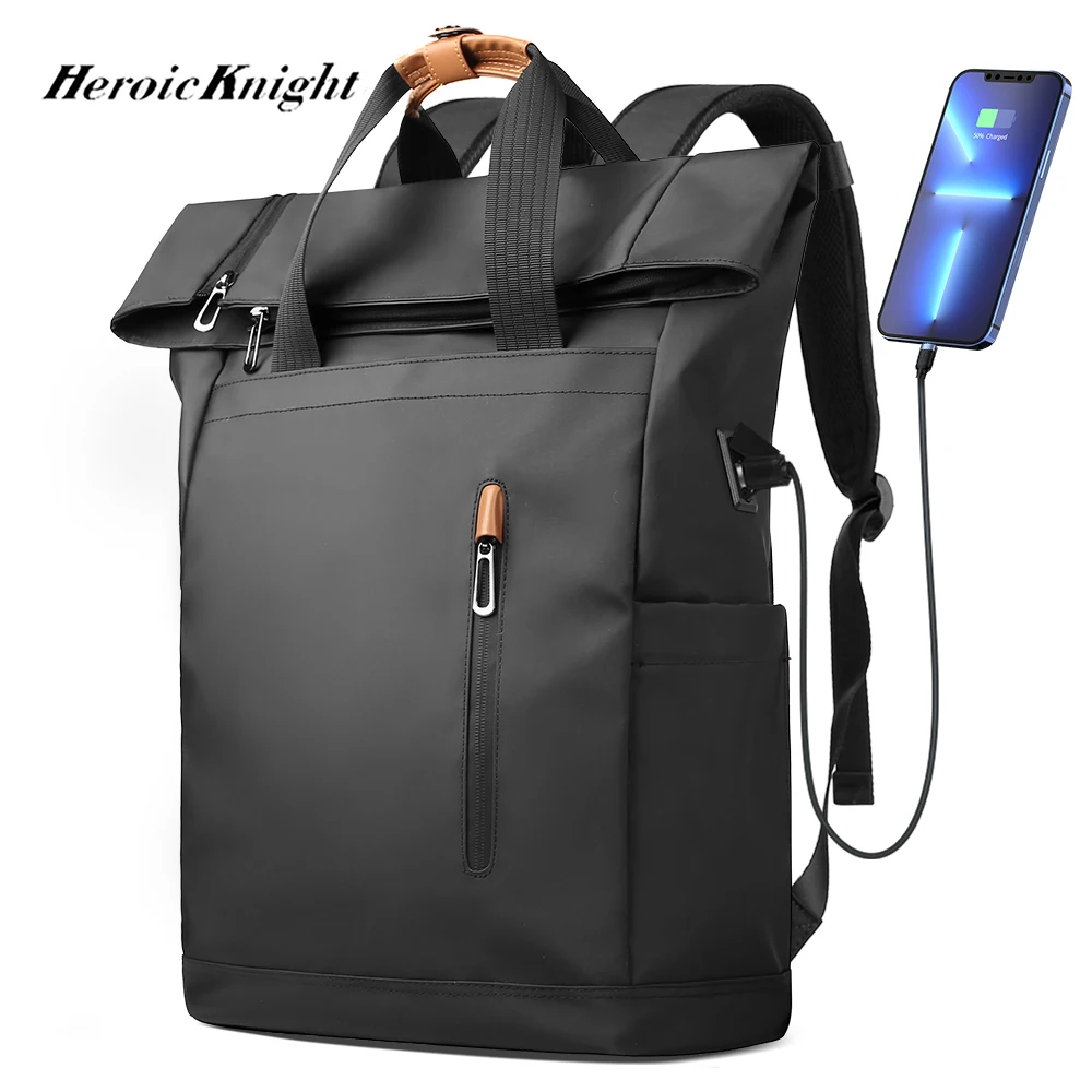 Heroic Knight Backpack Men Expandable Travel Backpack Daily Cycling backpack Waterproof High Capacity Man Outdoor hiking Handbag