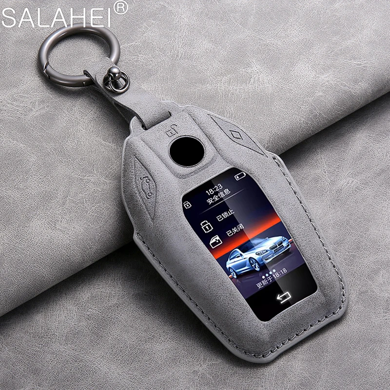 Car Key Case Cover Shell Holder For BMW Series 7 735i 740Li X7 X1 U11 I7 G07 LCI XM X3 G01 G31 X5 G05 G02 G30 G32 I8 X7 M5X F20