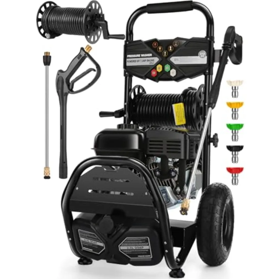 

4200PSI Gas Pressure Washer 4.0GPM Gas Power Washer 212CC Gas Powered Washing Machine Commercial High Pressure Washer with 32Fe
