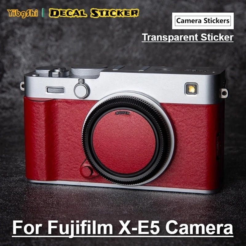 Прозрачная наклейка для камеры Fuji X-E5, улучшенная защитная пленка для корпуса камеры Fujifilm XE5, защитная наклейка-деколь.