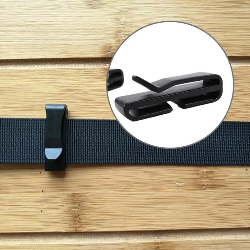 

20Pcs Webbing Ending Clip Keeper Plastic Buckles Quick Slip Keeper Backpack Buckles Outdoor Accessories Enduring