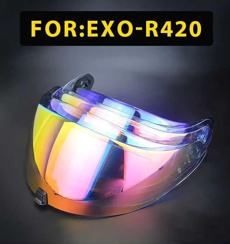 

R420 Visor for SCORPION EXO Helmet Face Shield Viseira Capacete Inner Coating Windproof Anti-UV Durable Tinted Lens Accessories