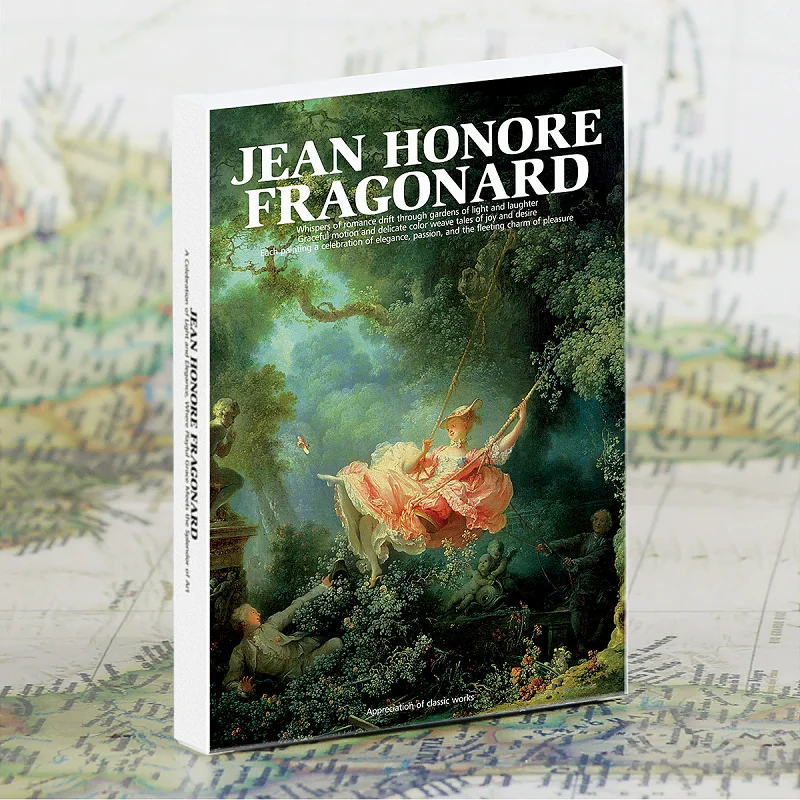 

330Pcs/Set Jean Honore Fragon Oil Painting Postcard - Vintage Rococo Art Masterpieces Greeting Cards Home Decor