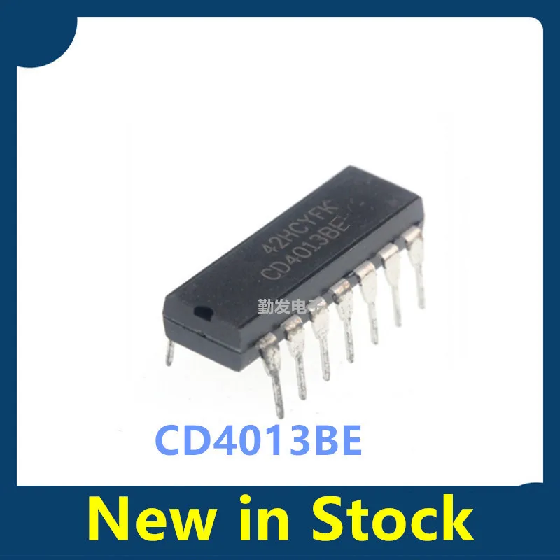 10PCS CD4013BE CD4013 D-type flip-flop, DIP-14 logic IC