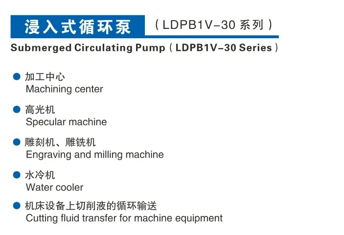 Luikar Rocoi Lokai Water Pump LDPB1V-30 Vertical Multistage Water Oil Cooling Oil Pump Processing Center