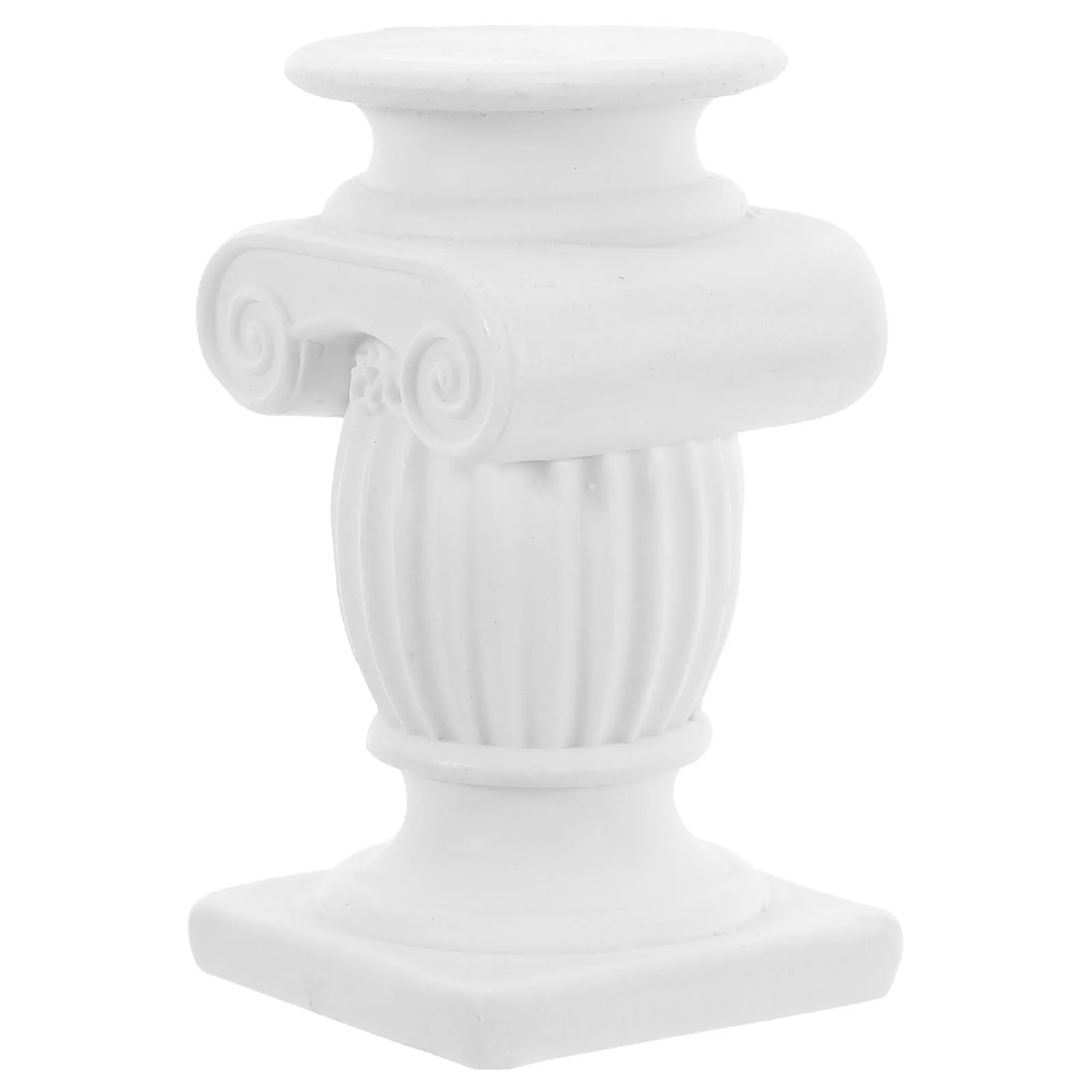 1pc Mini colonna romana in resina stile greco scultura da tavolo decorazione di nozze per la casa architettura in miniatura pilastro casa