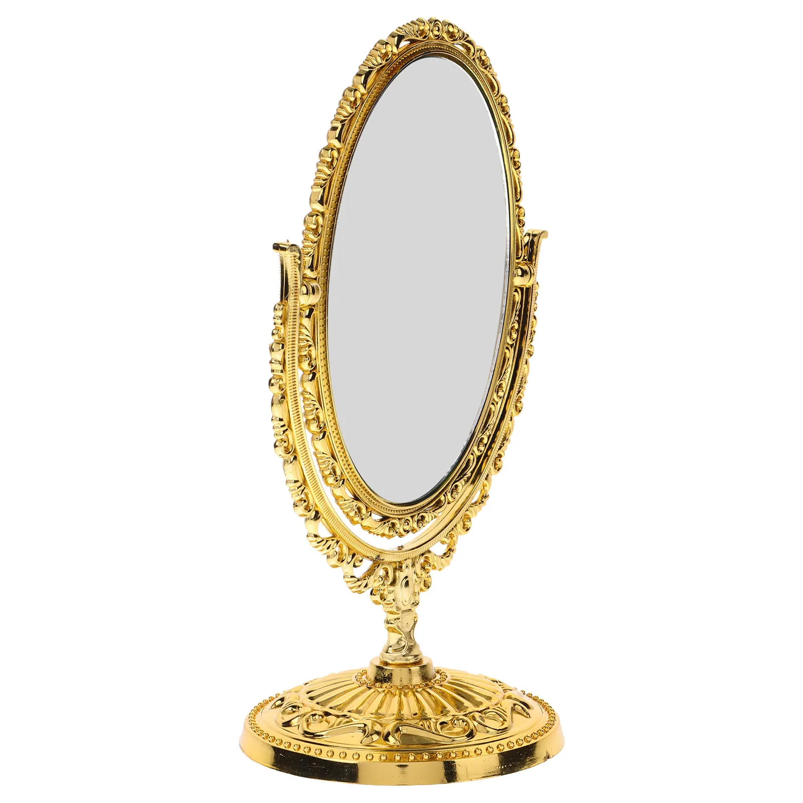 5 قطع من مرآة الزينة لطاولة سطح المكتب للمكياج ومرايا الغرور وتكبير ديكور عتيق