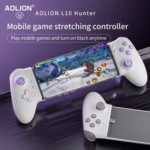 AOLION L10 Mobile Phone Gamepad Hall Effect Game Controller for iPhone 15 Android Cellphone Cloud Gaming Xbox Game Pass STADIA
