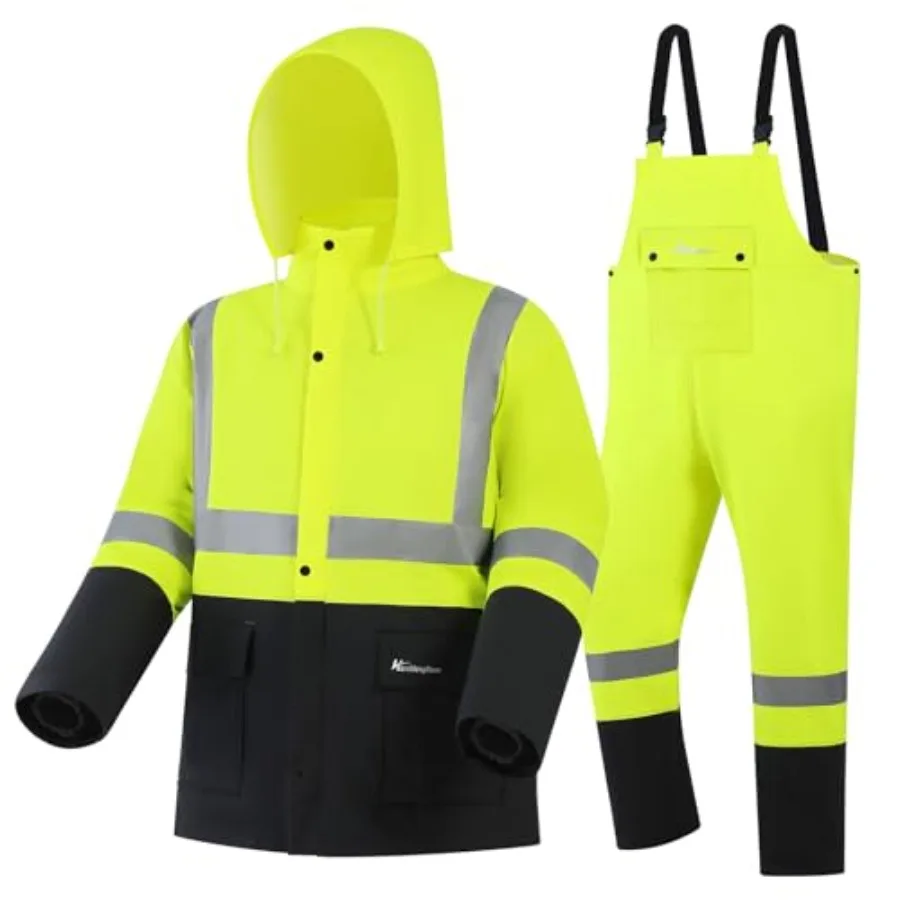 

Rain Suit Waterproof Jacket and Trouser Suit Raincoat for Men and Women Outdoor All-Sport