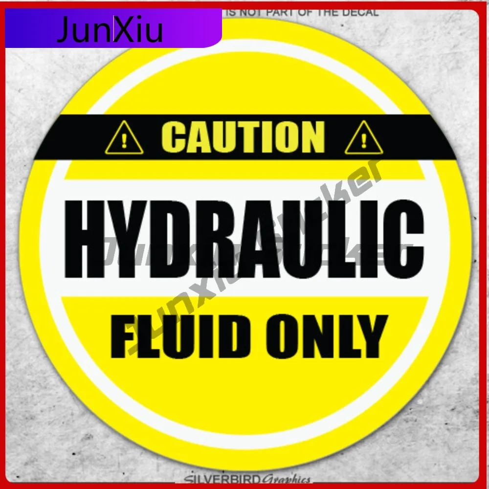 

Hydraulic Fluid Only Sticker Gas Label Tank Vinyl Ethanol Diesel Decal Anti Scratch Exterior Decor Forest Tent Camping Stickers