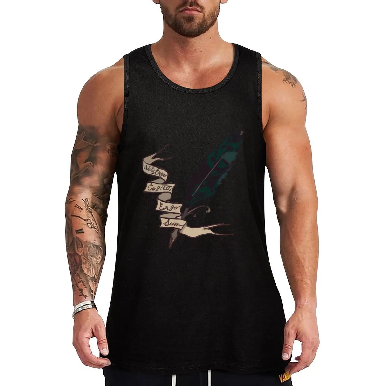 Дубито, Эрго Когнито, Эрго Су Майка Летняя одежда для мужчин Летняя спортивная одежда Мужская одежда для бодибилдинга Дубито, Эрго Когнито, Эрго Су Майка Летняя одежда для мужчин Летняя спортивная одежда Мужская одежда для бодибилдинга