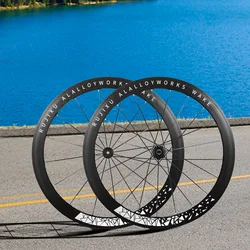 High strengt 700c  RUJIXU 690 ring road wheels 30/40/50mm frame height 2:1 braids road wheel V/C ring brake disc brake wheel set