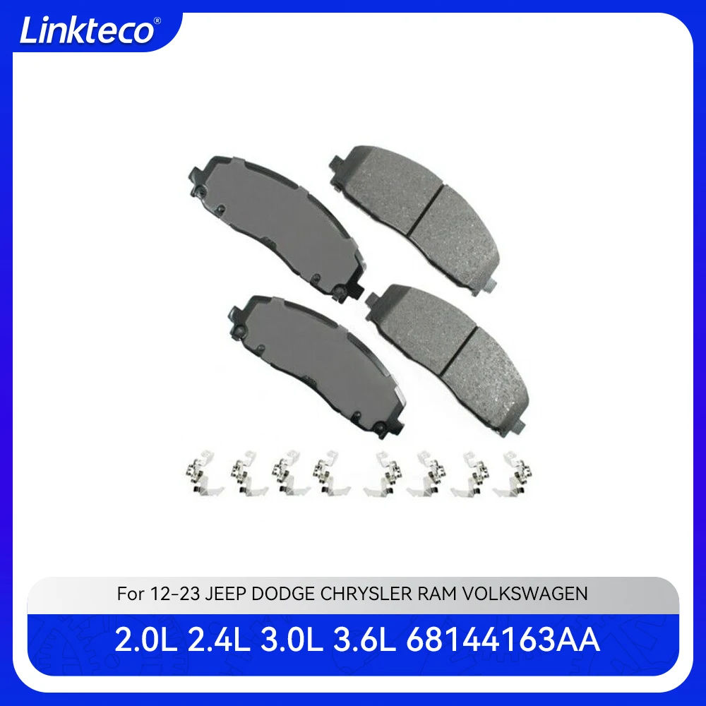 

Engine part Front Brake Pad Set Fit 2.0 2.4 3..0 3.6 L ERB For 2012-2023 2.4L 2.0L 3.0L 3.6L JEEP DODGE CHRYSLER RAM 68409860AA