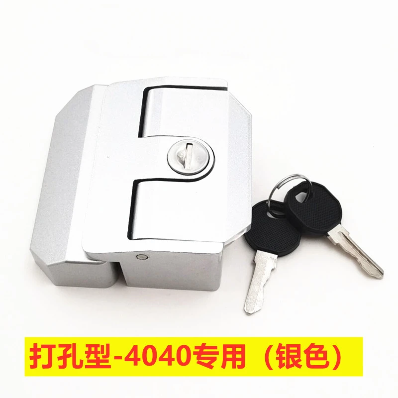 Bloqueio Mecânico sem Soco Industrial Porta de Cerca de Alumínio Bloqueio do Armário Porta de Segurança 304045 Universal