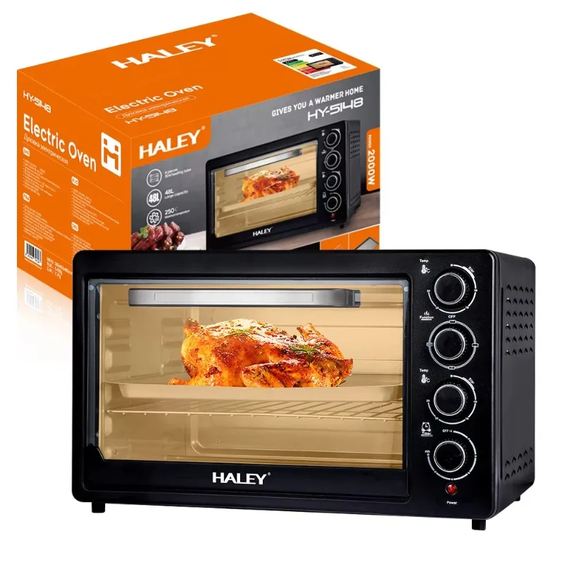 Haley 38 Liters Countertop Electric Pizza Oven Best Convection Toaster Oven For  Use Bake Toast Warm Functions