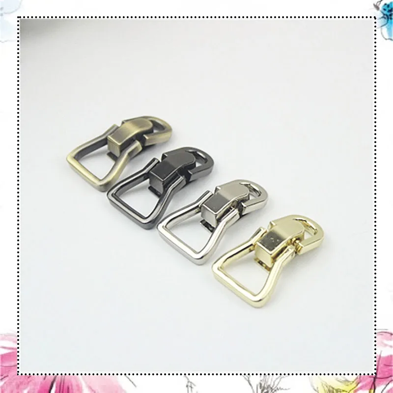 20Pcs 16mm D Ring Metal Buckles Bags Hanging Double Buckle Hook Bag Chain Luggage Hardware Decoration Accessories