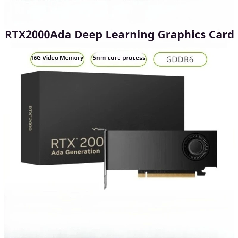 

NVIDIA RTX 2000 Ada graphics graphics card Ritai AI professional design modeling rendering video clip 16G