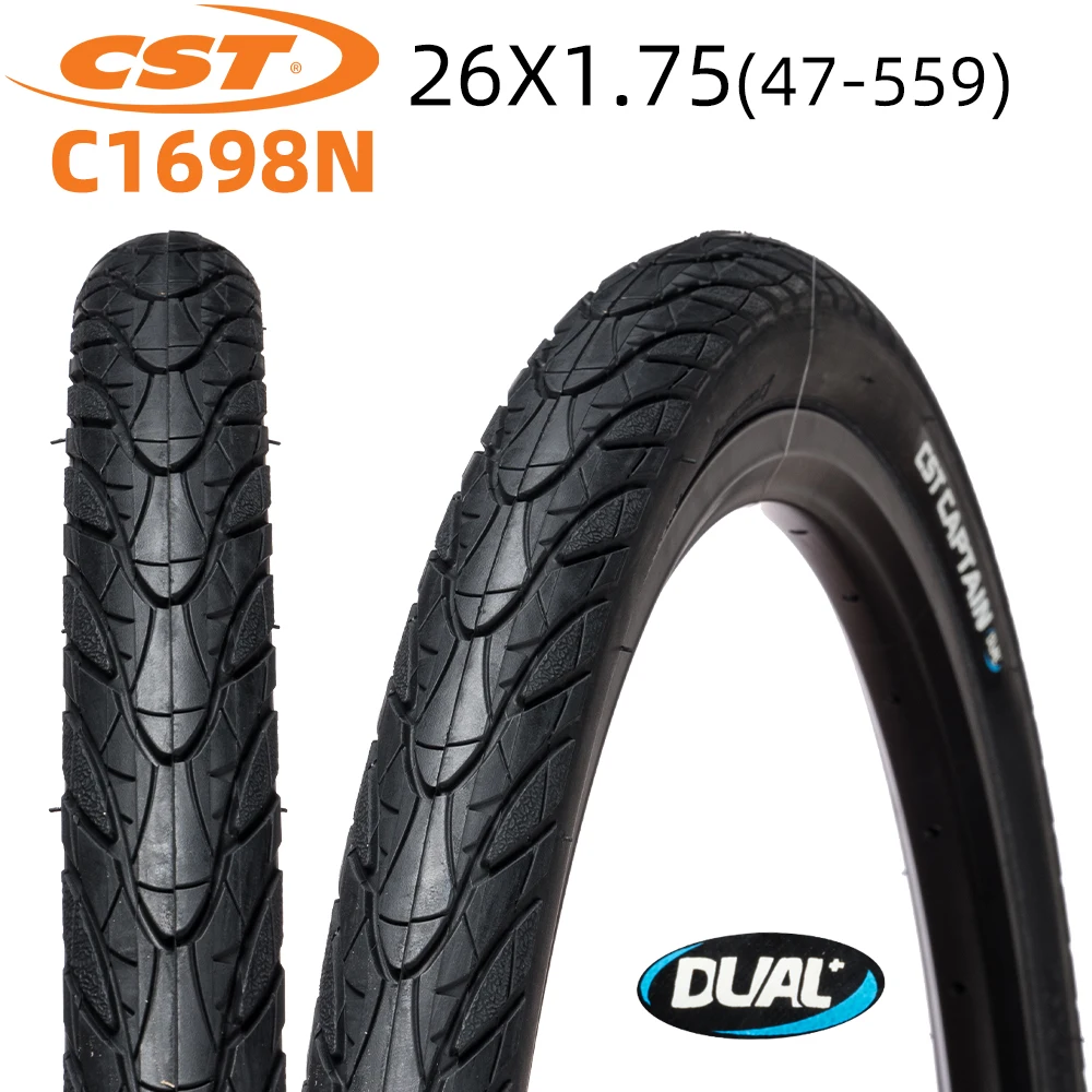 26X1.75 47-559 CST C1698N CAPTAIN TRAVEL BICYCLE TIRE OF ROAD BIKE TYRE