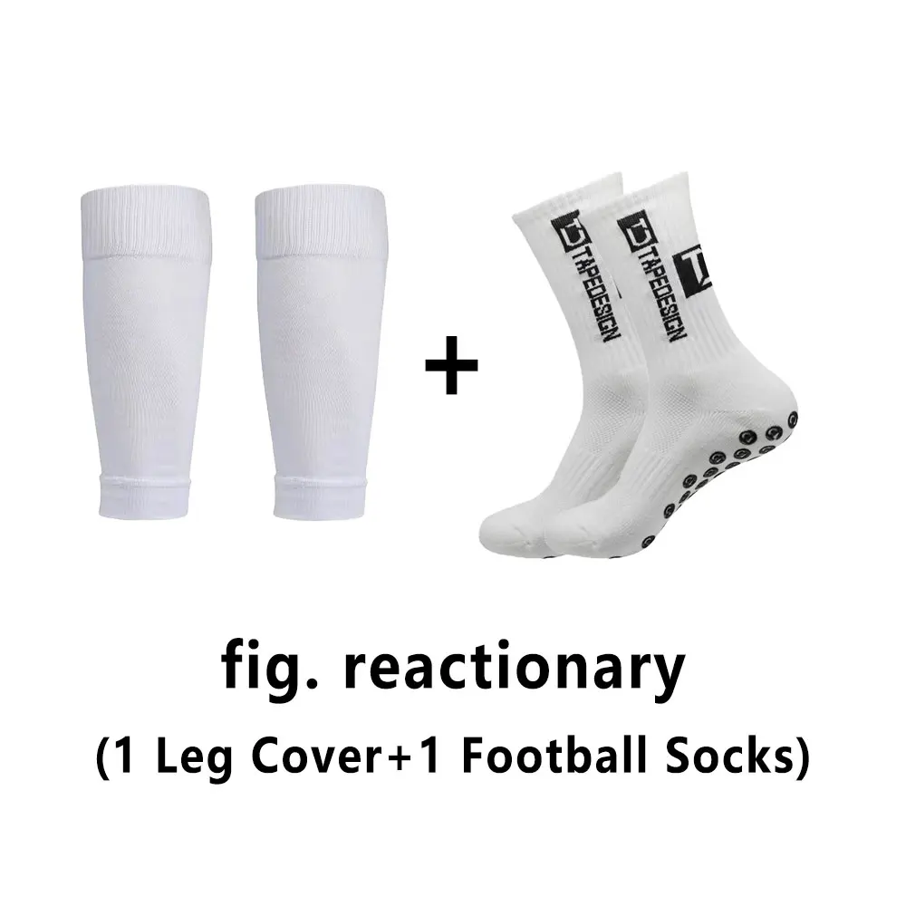 1 Set High Elastic Football Shin Guards Socks Leg Coveradult Youth Outdoor Sports Protective Equipment Non-slip Soccer Socks