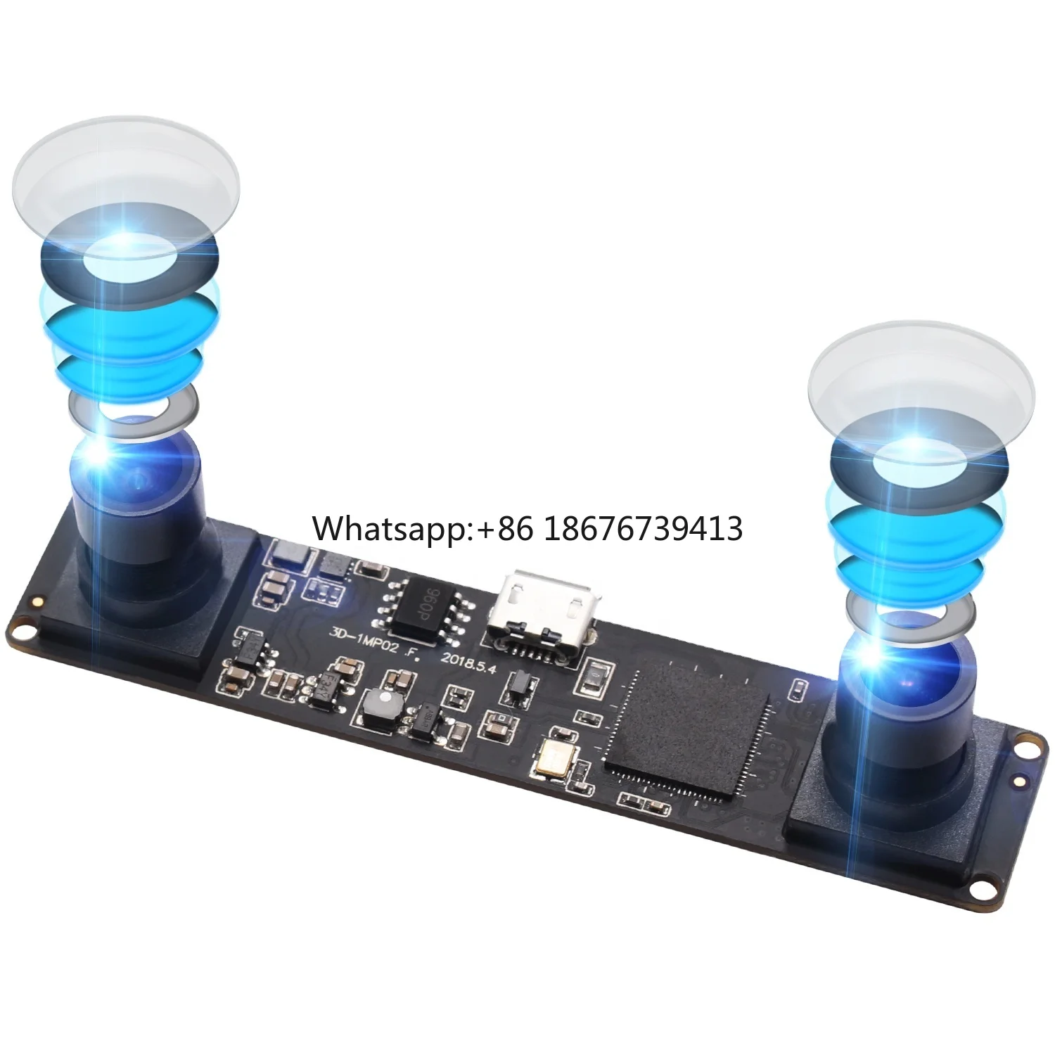 camera 960P OmniVision OV9750 dual lens synchronous cmos camera module USB for 3D VR system