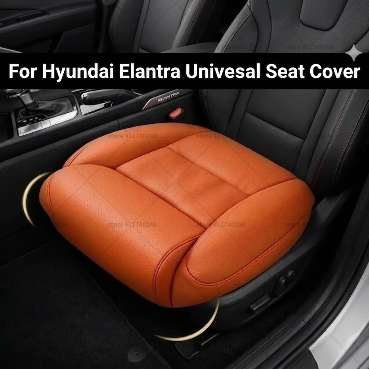 

For Hyundai Seat Leg Support Extension Cushion Thigh Support Pillow Memory Foam Leather Leg Extender Interior Accessories