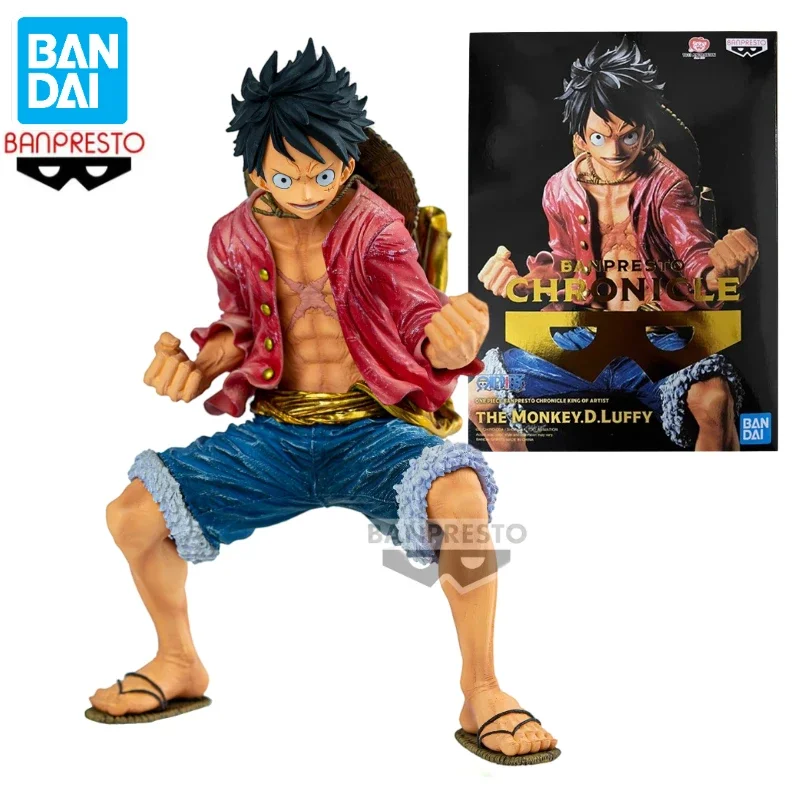 Original In Stock Bandai BANPRESTO Chronicle KOA One Piece Monkey D. Luffy Anime Action Figure Toy Gift Model Collecting Hobby