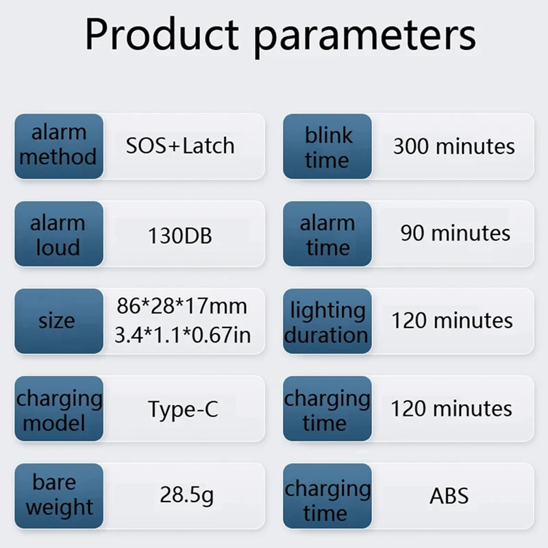Anti-Wolf Girl เด็กผู้หญิงความปลอดภัยส่วนบุคคล Scream Loud พวงกุญแจปลุกฉุกเฉินสีขาว