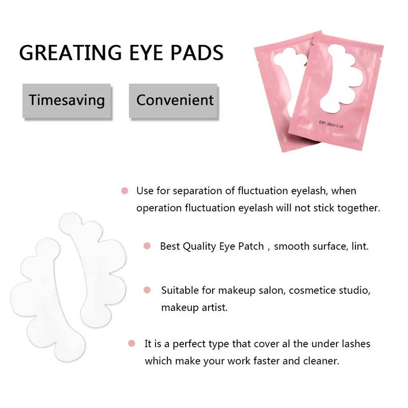 50 คู่/ถุง Cloud-Shape 100% NATURAL สารสกัดจากพืช Moisture และกระชับผิว Hydrogel EYE PATCHYE GEL Patch