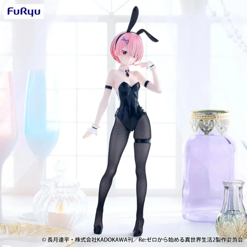 【In Stock】FuRyu Starting From Scratch in A Different World BiCute Bunnies Ram Rabbit Girl Figure Gift Collection Hobbies