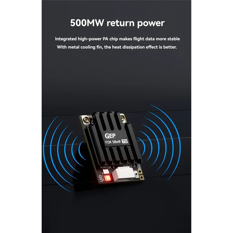 SUNRI-ELRS المزدوج 915M PA500 التنوع استقبال عالية الطاقة 500Mw WIFI TCXO ل RC FPV كوادكوبتر Longrange حرة الطائرة بدون طيار أجزاء #6
