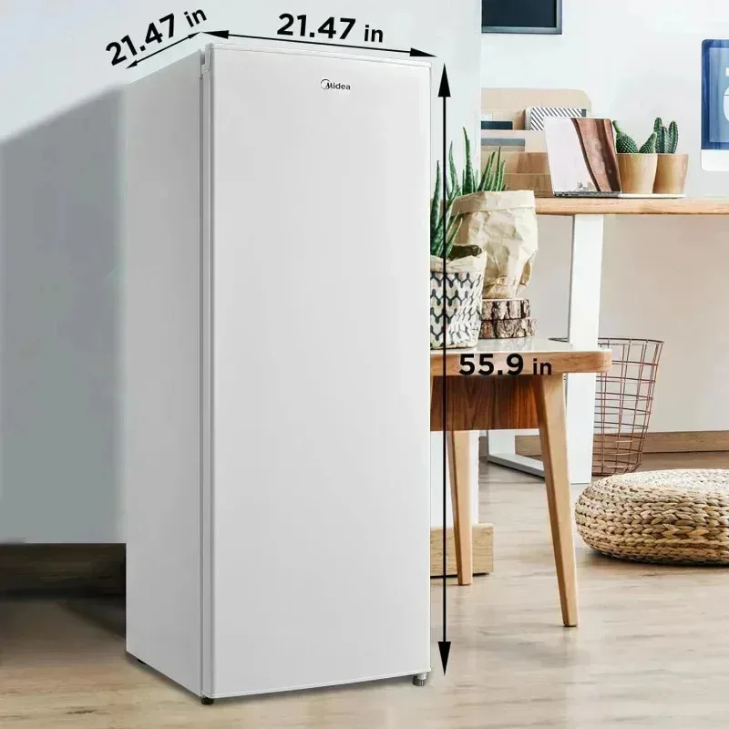 QZA4-Midea MRU05M2AWW Upright Freezer,5.3 Cu.ft,white,$R