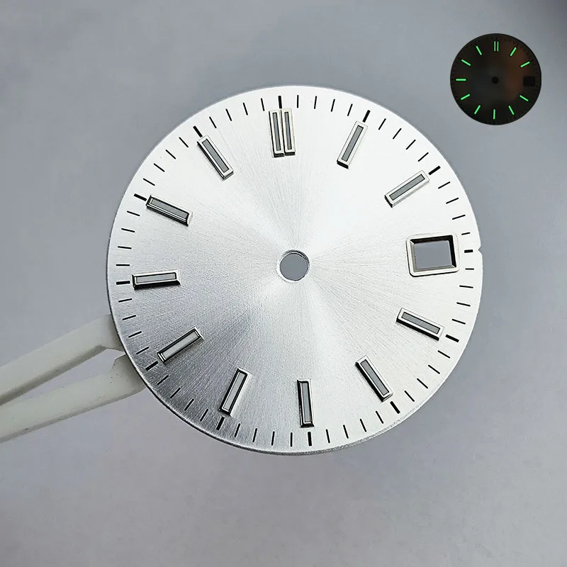 Аксессуары для часов NH Dial, зеленый светящийся циферблат C3 28,5 мм для механического механизма NH, аксессуары для часов с механизмом 35/36