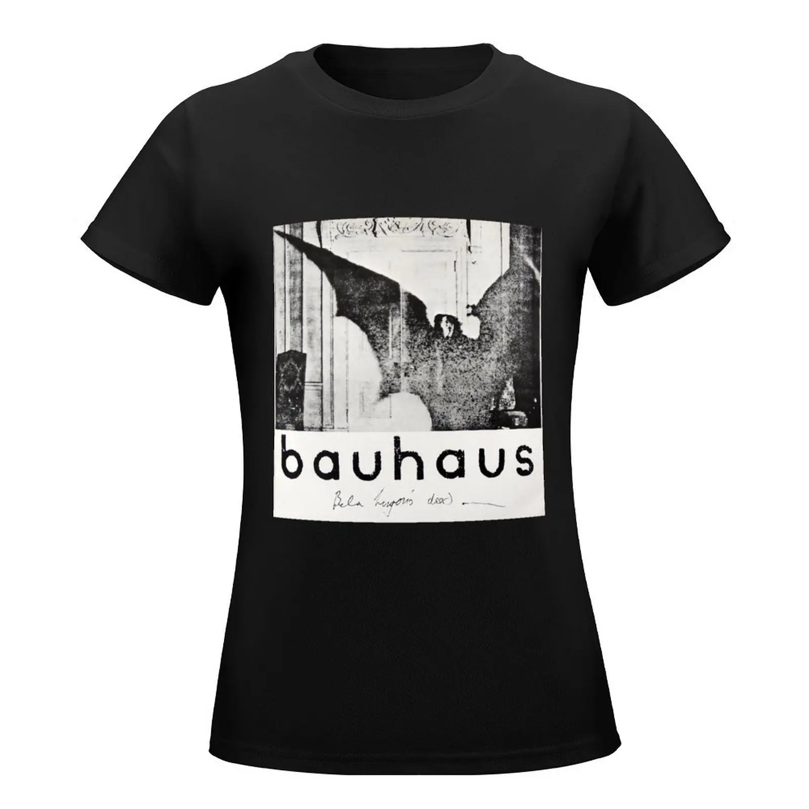 Bauhaus Bela Lugosi's Dead T-Shirt anime clothes Female clothing summer clothes plus size tops black t shirts for Women