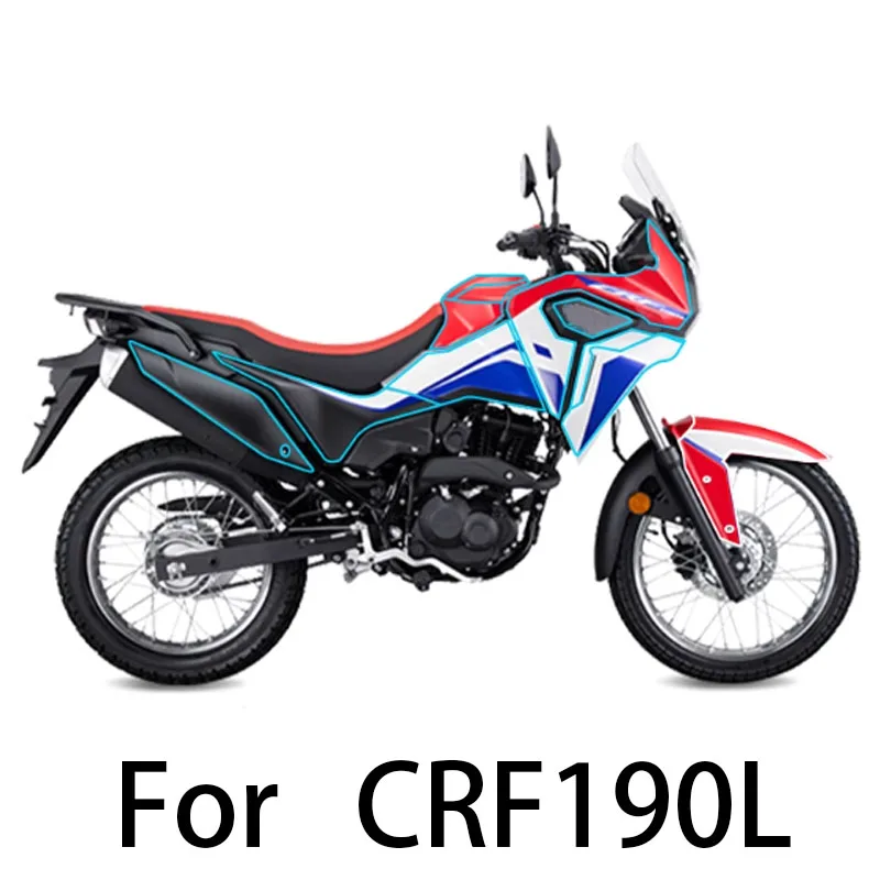 For CRF190L Invisibility Car Clothes Waterproof Stickers Fuel Tank Protective Film Motorbike Retrofit Accessories